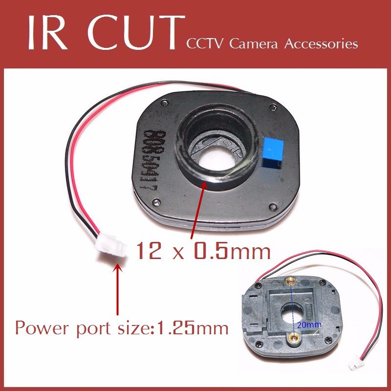 CCTV CAMERA CMOS IR CUT Lens Mount 12 x 0.5MM Motherboard Mounting Holes 20MM Free Shipping