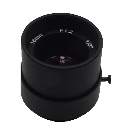 16mm 16 Degree Angle 1 3 Mount CS Aperture F1.2 CCTV Fixed Lens For CCTV Camera