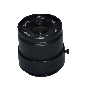 8mm 34 Degree Angle 1 3 Mount CS Aperture F1.6 CCTV Fixed Lens For CCTV Camera