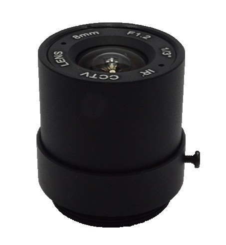 8mm 32 Degree Angle 1 3 Mount CS Aperture F1.2 CCTV Fixed Lens For CCTV Camera
