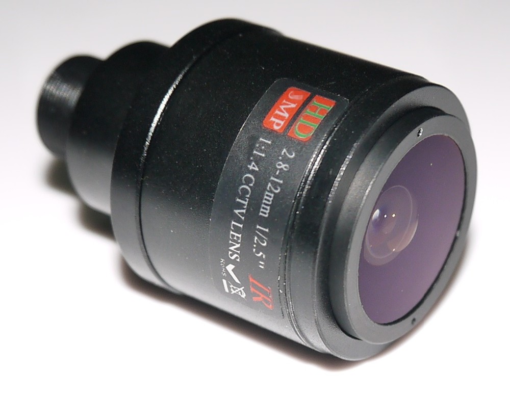 2.8 12mm 90 28 Degree Angle 1 2.7 Mount M12 x 0.5 Aperture F1.4 CCTV 2.0 MegaPixel Fixed Lens For CCTV Camera