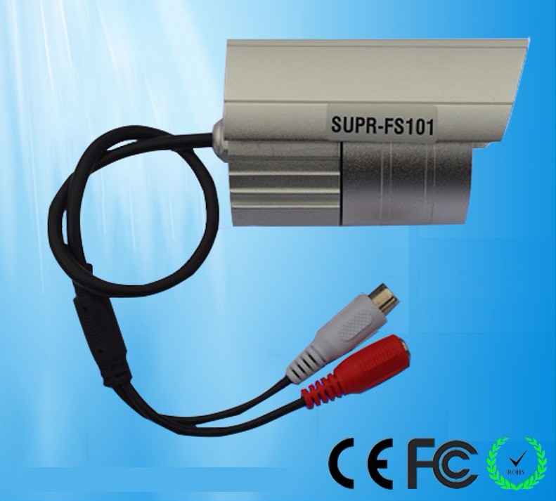 SUPR FS101 waterproof sound monitor For CCTV Microphone