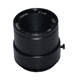 12mm 22 Degree Angle 1 3 Mount CS Aperture F1.4 CCTV Fixed Lens For CCTV Camera
