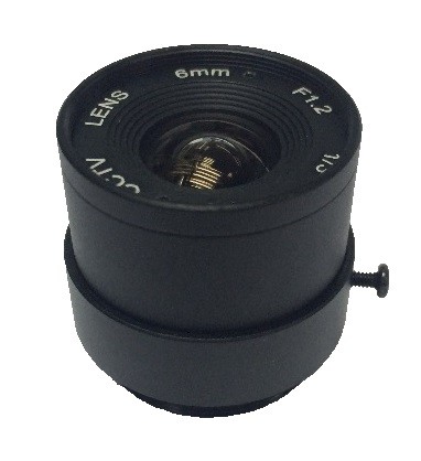 6mm 43 Degree Angle 1 3 Mount CS Aperture F1.4 CCTV Fixed Lens For CCTV Camera
