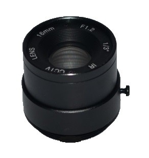 16mm 17 Degree Angle 1 3 Mount CS Aperture F1.4 CCTV Fixed Lens For CCTV Camera
