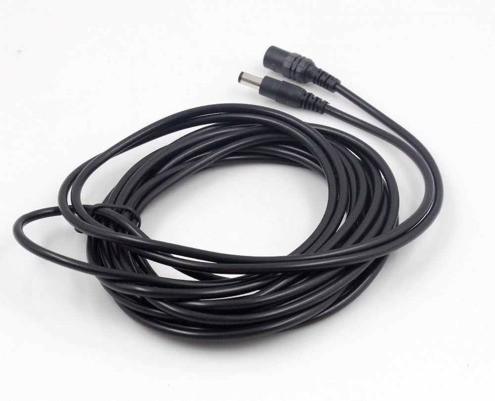 thumbnail image 2 of 1FT CCTV Power Cable – 5.5mm X 2.1mm DC Male Plug For Surveillance Camera (1 Piece) 2 of 4