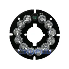 ALBFY-812-C12-45D CCTV Accessories 850nm infrared light 12 Grain IR LED board for Surveillance night vision cameras 70-80mA