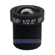 6mm 53 Degree Angle 1/2.5" Mount M12 x 0.5 Aperture F1.8 CCTV 3MP Fixed Lens For CCTV Camera