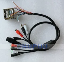 CBF-D29 Ethernet DC power Audio in out Alarm in out RS485 Reset Analog/cvbs tail cable for ip camera -D29 module