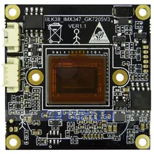 GE347 1/1.8" SONY IMX347 4MP H.265 H.264 IP Starlight CCTV Camera Module board HTML5 single board