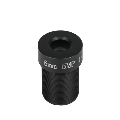 LF6-M12-5MP-F12 Night Vision F1.2 6mm 5MP 1/1.8" M12 Mount starlight night vision Security CCTV Camera Lens