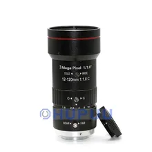 LF12120-C-3MP-F1.8 12-120mm 3MP 1/1.8" C Mount F1.8 Manual Zoom Manual Iris CCTV Camera Lens