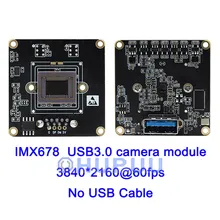4K UHD 8MP IMX678 USB Camera MJPEG YUV Module 60 fps USB Camera 3.0 UVC Driver Free (No lens, No cable)