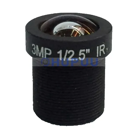 6mm 53 Degree Angle 1/2.5" Mount M12 x 0.5 Aperture F1.8 CCTV 3MP Fixed Lens For CCTV Camera