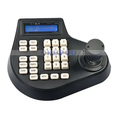 CCTV RS485 Pelco-D Pelco-P PTZ joystick Keyboard Controller for high speed dome camera