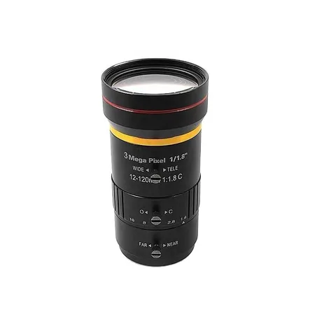 LF12120-C-3MP-F1.8M 12-120mm 3MP 1/1.8" C Mount F1.8 Manual Zoom Manual Iris CCTV Camera Lens