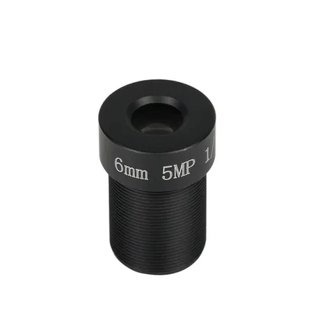 LF6-M12-5MP-F12 Night Vision F1.2 6mm 5MP 1/1.8" M12 Mount starlight night vision Security CCTV Camera Lens