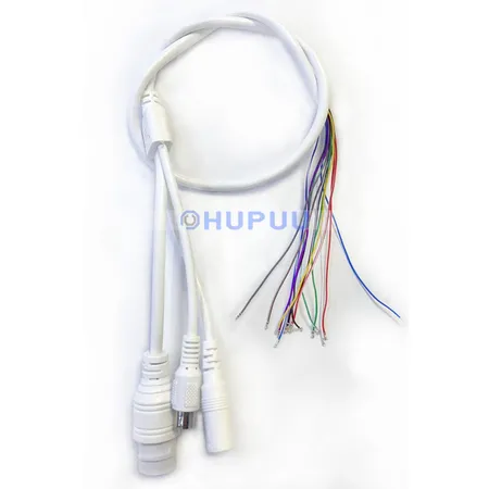 CBW-ODA-POE tail cable for ip poe 48v camera module Audio 1236 + 45 78