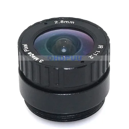 2.8mm 110 Degree 1/2.7" CS Mount Aperture F1.2 3MP CCTV Fixed Lens For CCTV Camera