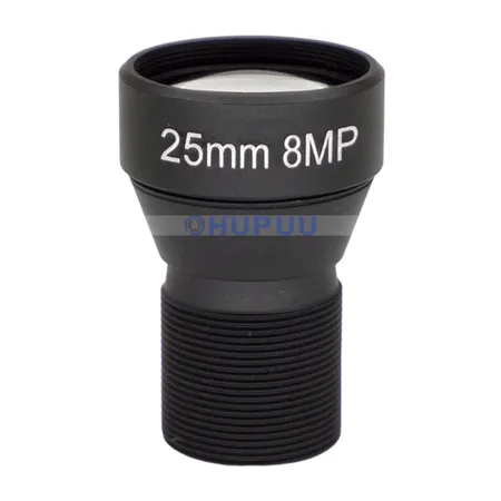 LF25-M12-8MP 1/1.8" 25mm 8MP F1.6 M12 Lens DFOV 20.05°