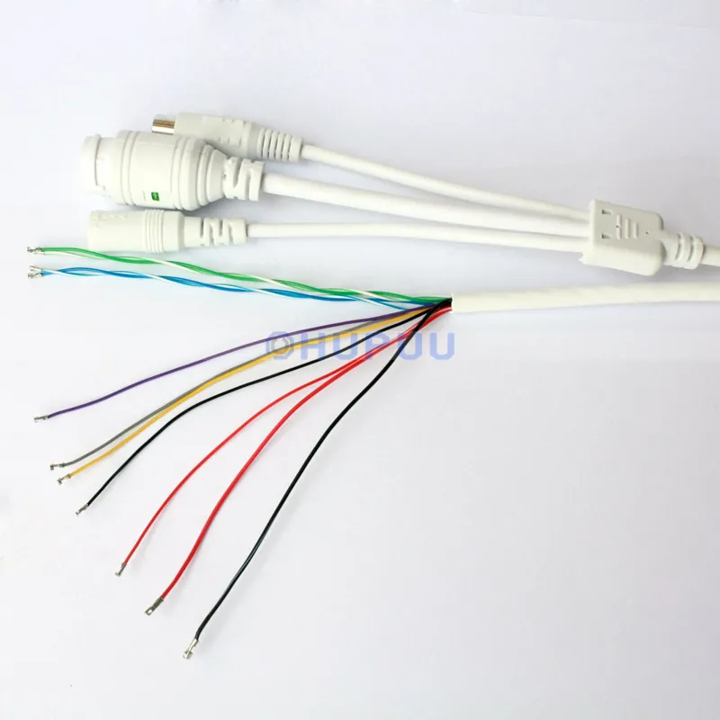 Waterproof POE LAN Cable For CCTV IP Camera – Weatherproof Connector, CA16X10