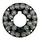 ALB-FY-5024-C10-30D 850nm infrared light 24pcs IR LED board for Surveillance cameras night vision 160mA 5-15meters