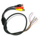 CBB-OA2 ADkey OSD joystick DC power Analog AHD/CVI/TVI Dual Video tail cable for security CCTV HD camera