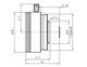 LF16-CS-5MP-F2-IR 1/2" 16mm focal length 5MP F2.0 CS mount IR correct Lens