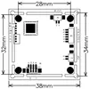 5MP 1/2.5" AR0521 + FH8538M Low illumination AHD TVI CVI Coaxial Camera BOARD FOR CCTV Camera (5MP, AR0521)